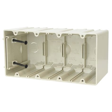 4 gang metal electrical box|4 gang outdoor outlet box.